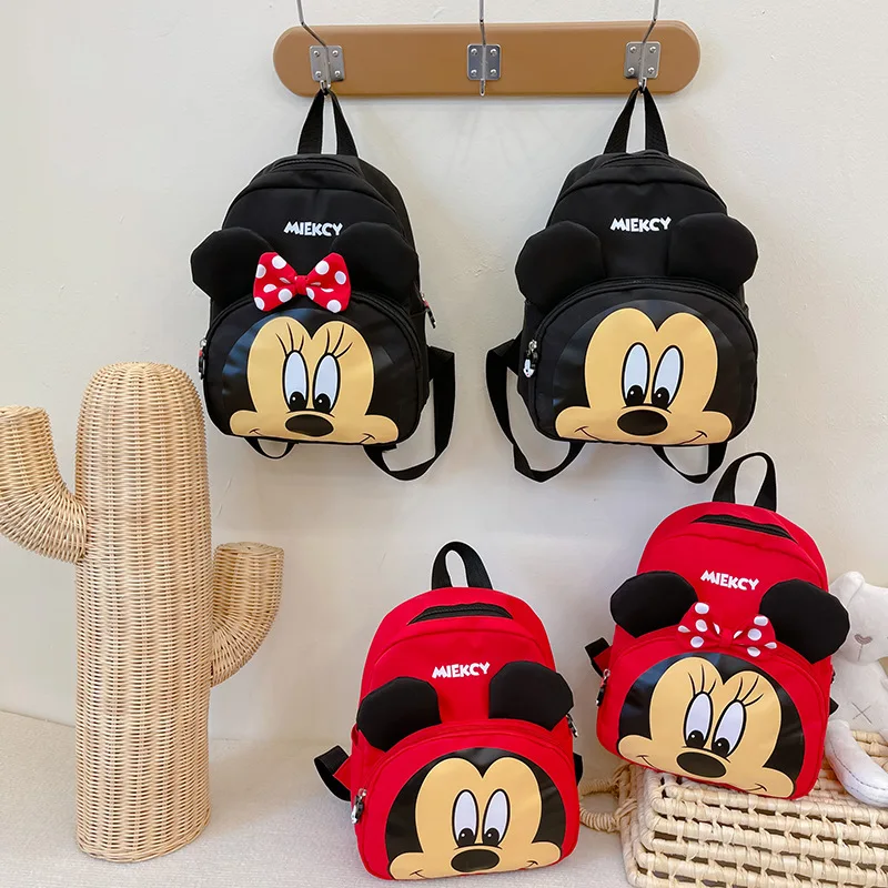 

Disney Brand Kindergarten School Bags New Design Fashion Cartoon Small Two-shoulder Bags Children Girls Trendy Cute Backpacks