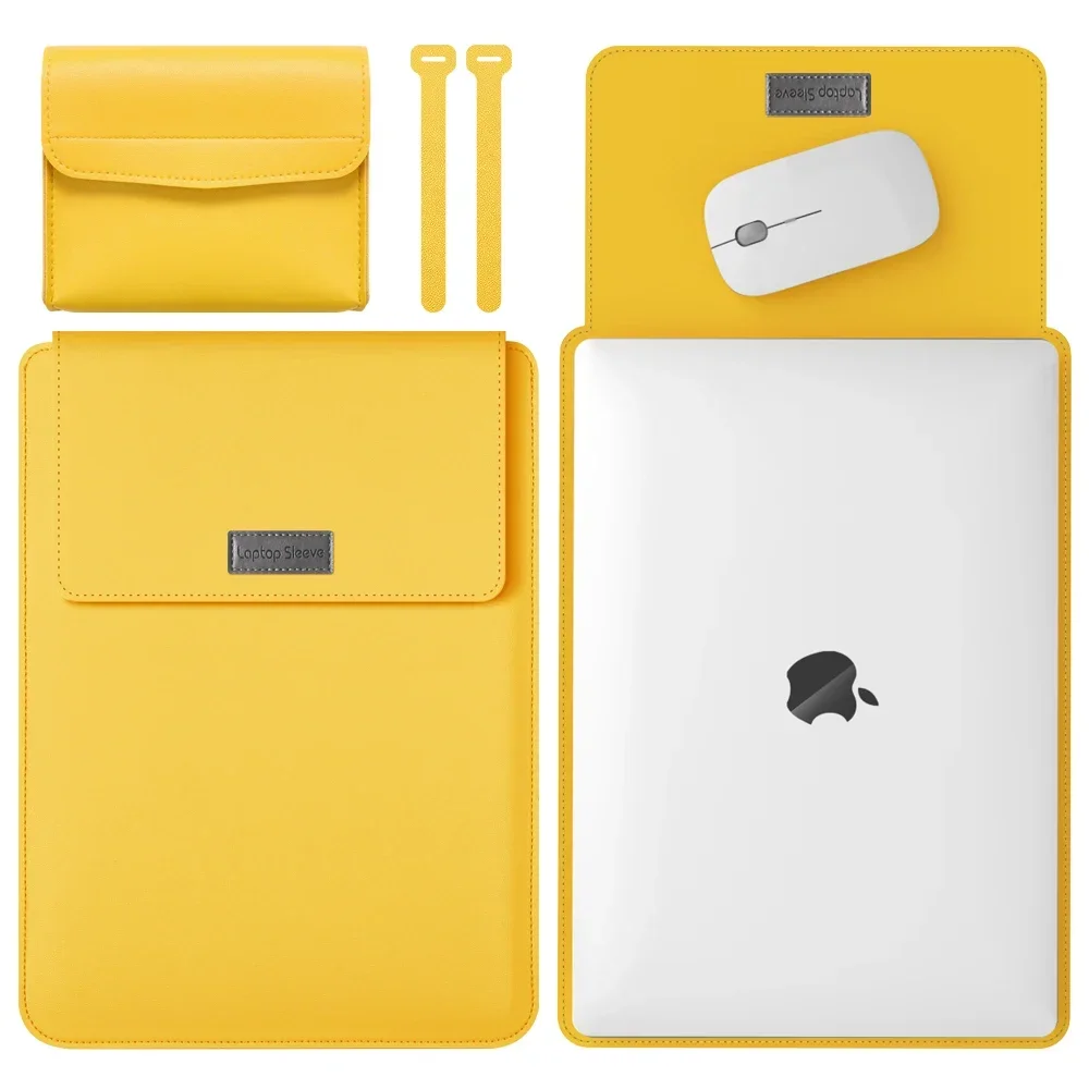 Чехол из искусственной кожи для ноутбука Macbook Air Pro 16 14 13 M3 M2 M1 2023 2022 2020 чехол HP Dell 15