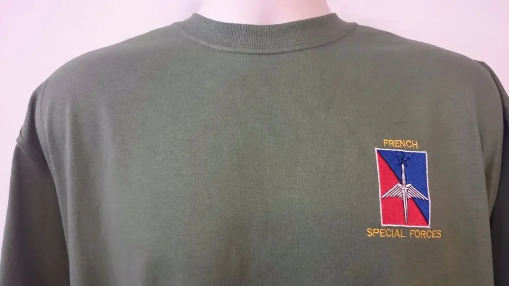 

French Army Special Forces Men T-Shirt Short Sleeve Casual Cotton O-Neck Shirts