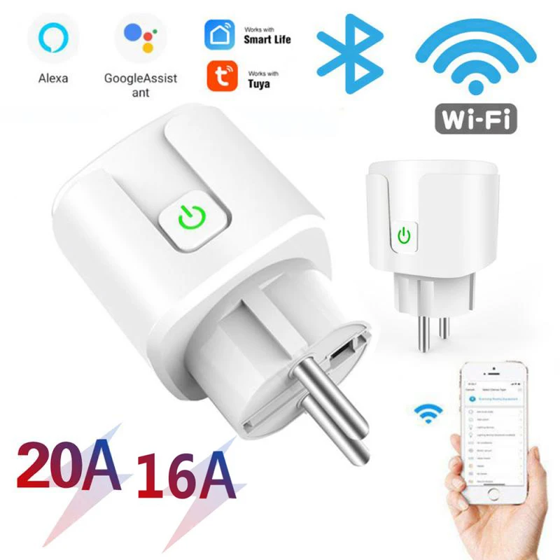 Умная розетка с поддержкой Wi-Fi 16 А 20 | Электроника
