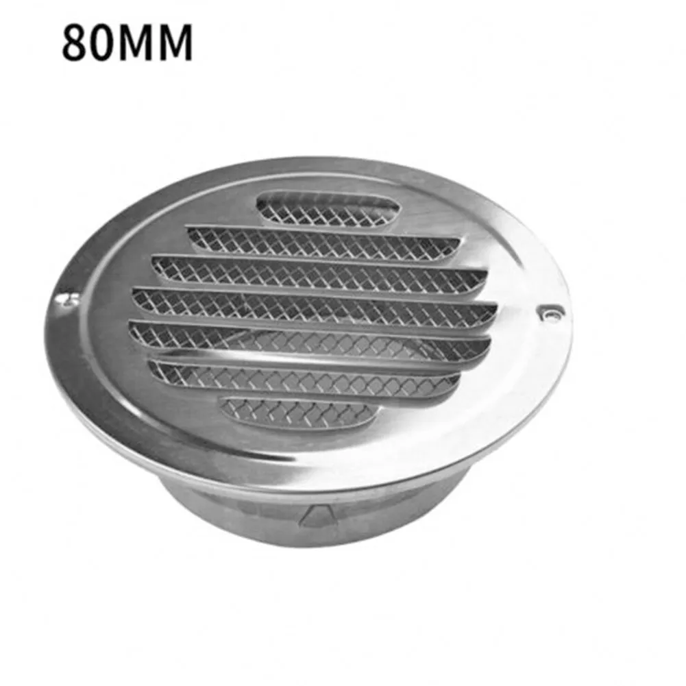 

Stainless Steel Ventilator Cover Air Ventilation Grid Vent Grille Round Ducting Ceiling Wall Hole Exhaust Fan 80/100/120mm