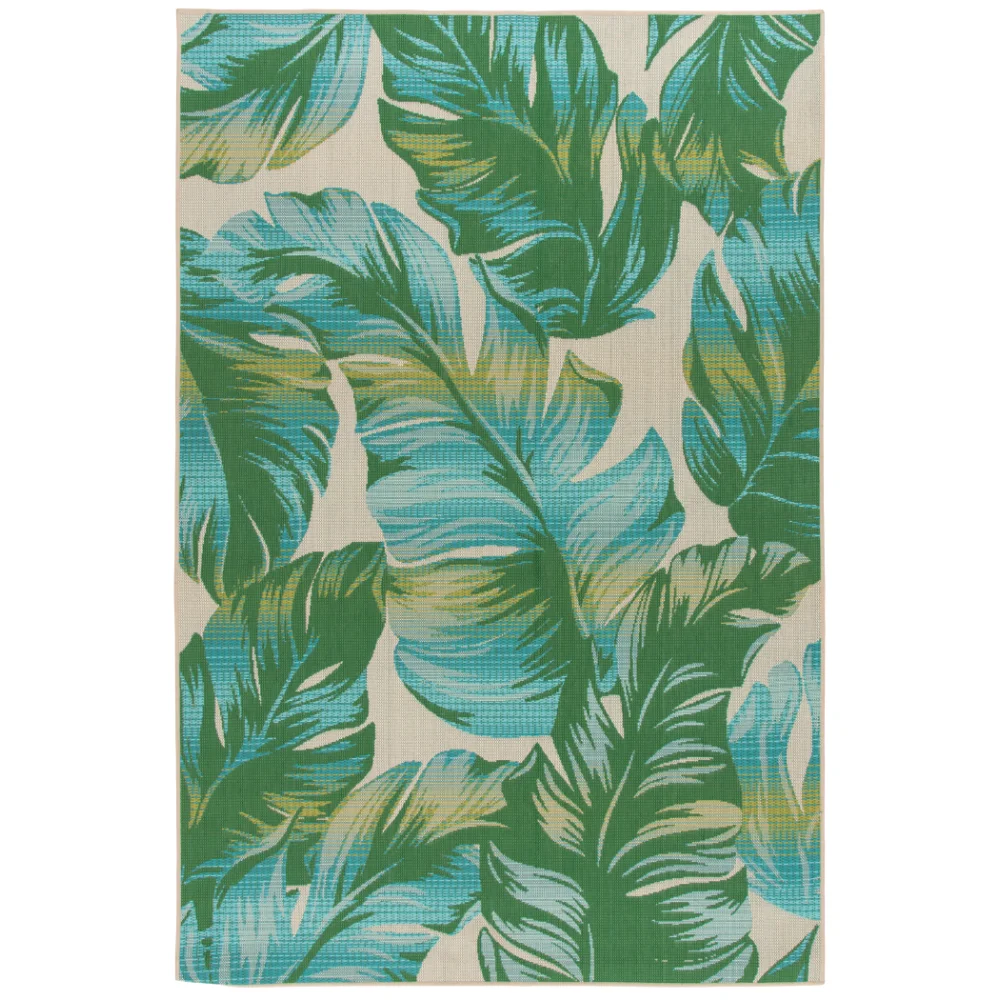 

Mainstays 5'x7' White Tropical Palm Outdoor Area Rug rugs for bedroom tapetes room decor