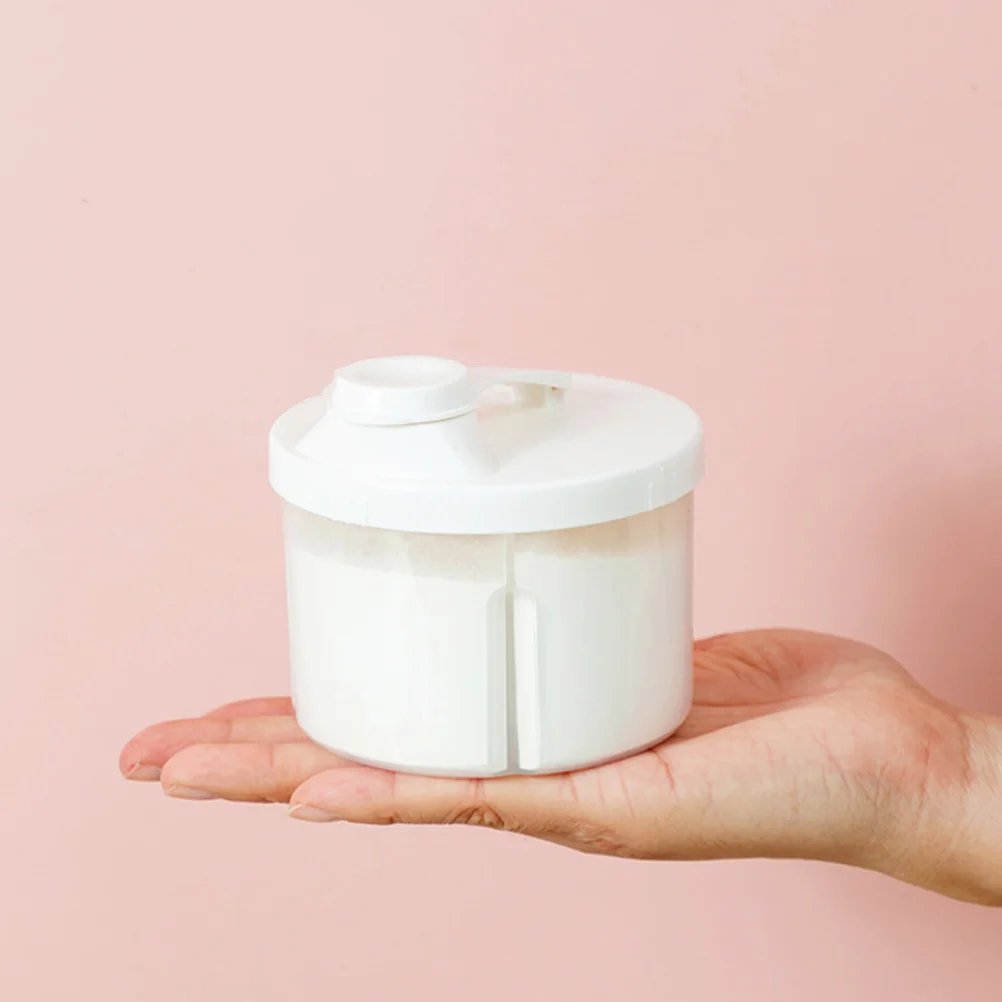

2 pcs Infant Formula Dispenser Milk Powder Box Four-Compartment Baby Formula Container