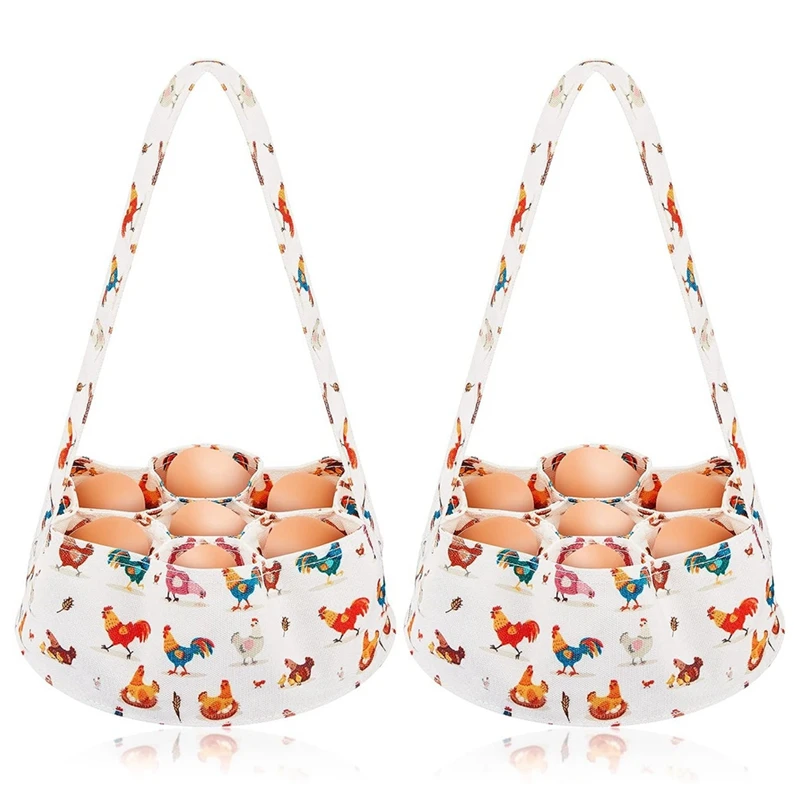 

2 шт., корзина для сбора свежих яиц, 7 мешочков