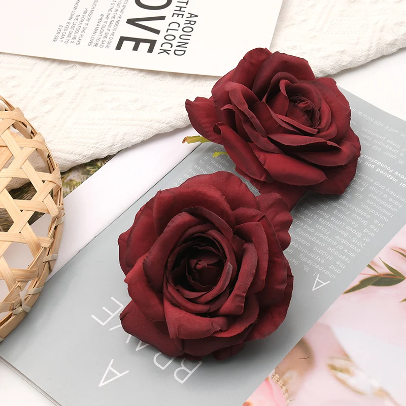 Искусственные белые розы Nanairo 30 шт.