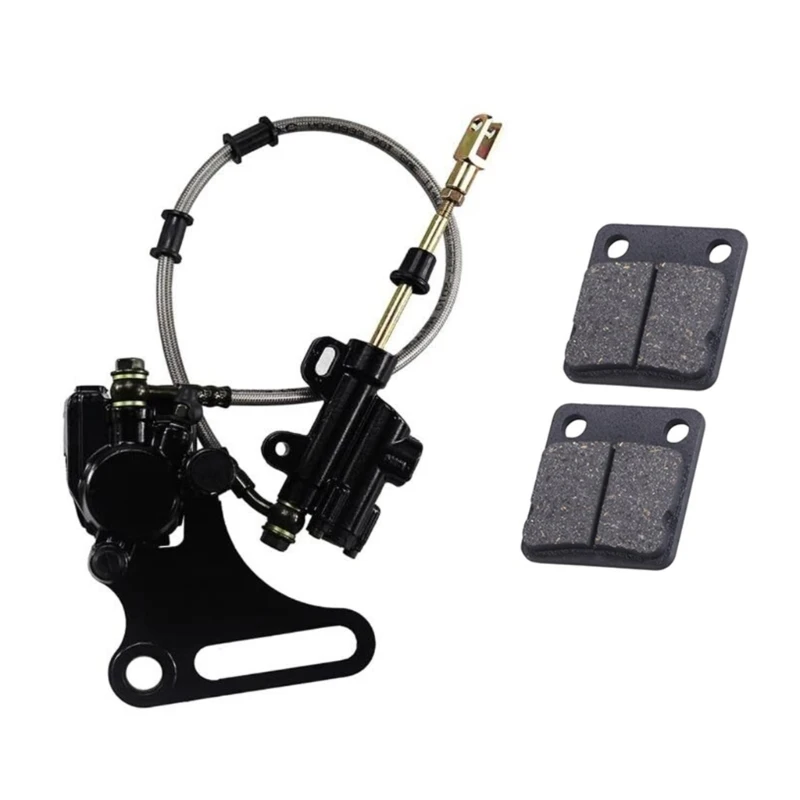 

12mm Rear Disc Hydraulic Brake Assembly Caliper with Brake Pad used for SDG SSR 107 110 125 BK12 Dirt Pit Bike Black