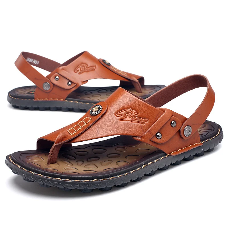 

Clip Toe Flip Flops Mens Sandals Male Shoes Fashion Flat Non-slip Slide Slippers Casual Beach Holiday Sport Zapatillas 2023