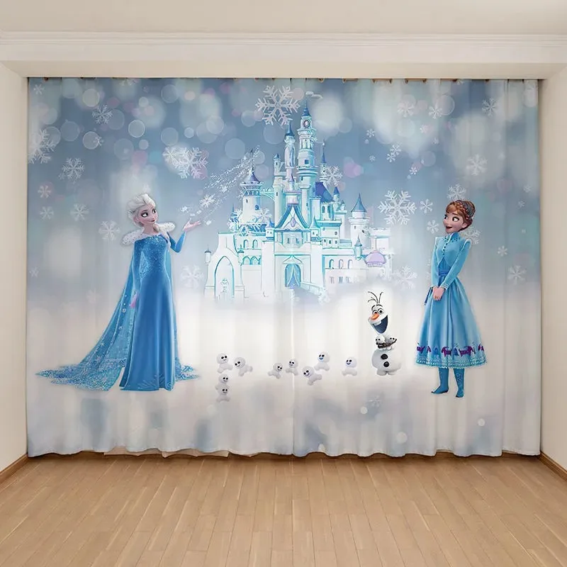 Шторы на окна Холодное сердце 2 Disney оконные занавески в подарок день рождения для