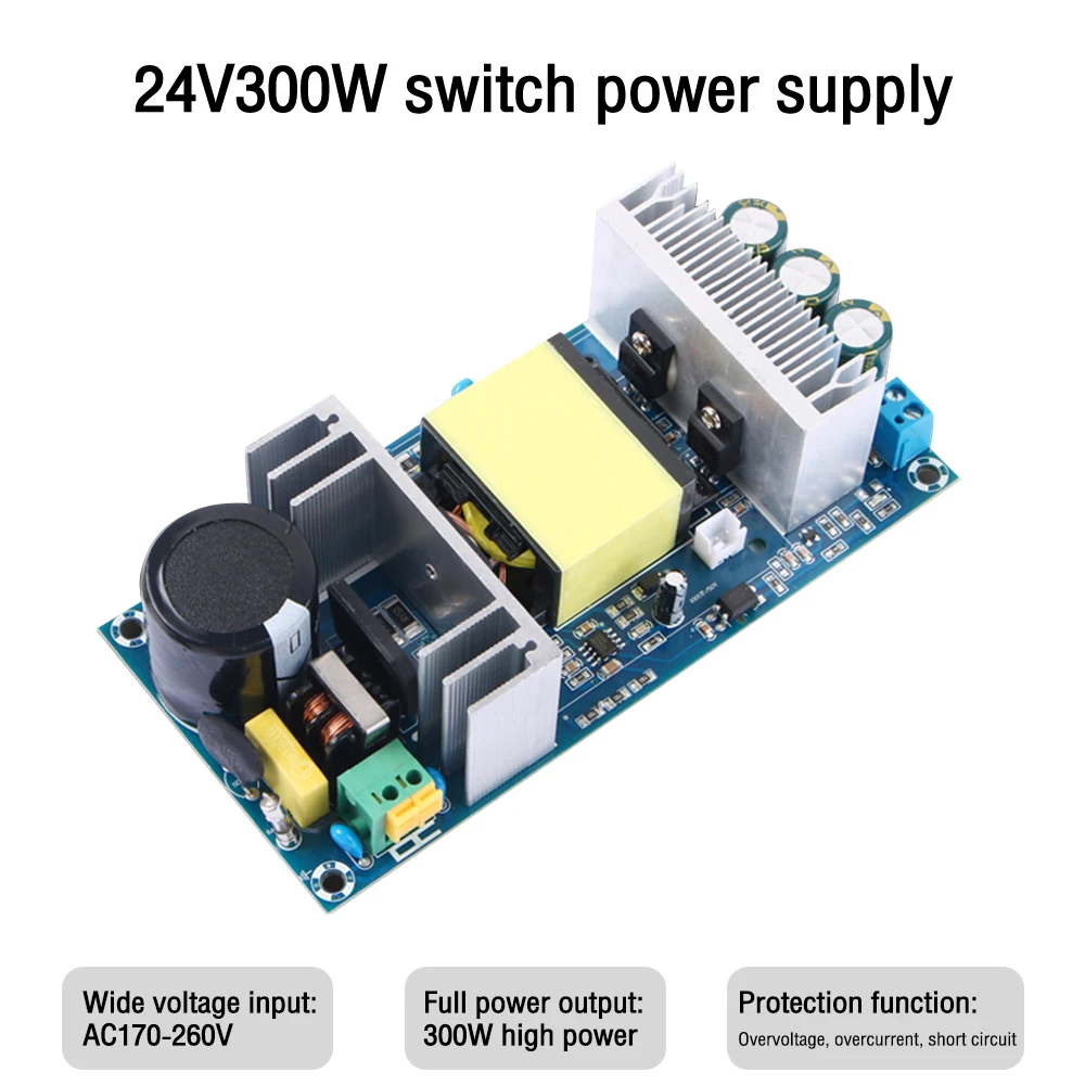 

Aideepen DC 24V 12.5A 300W Импульсный источник питания