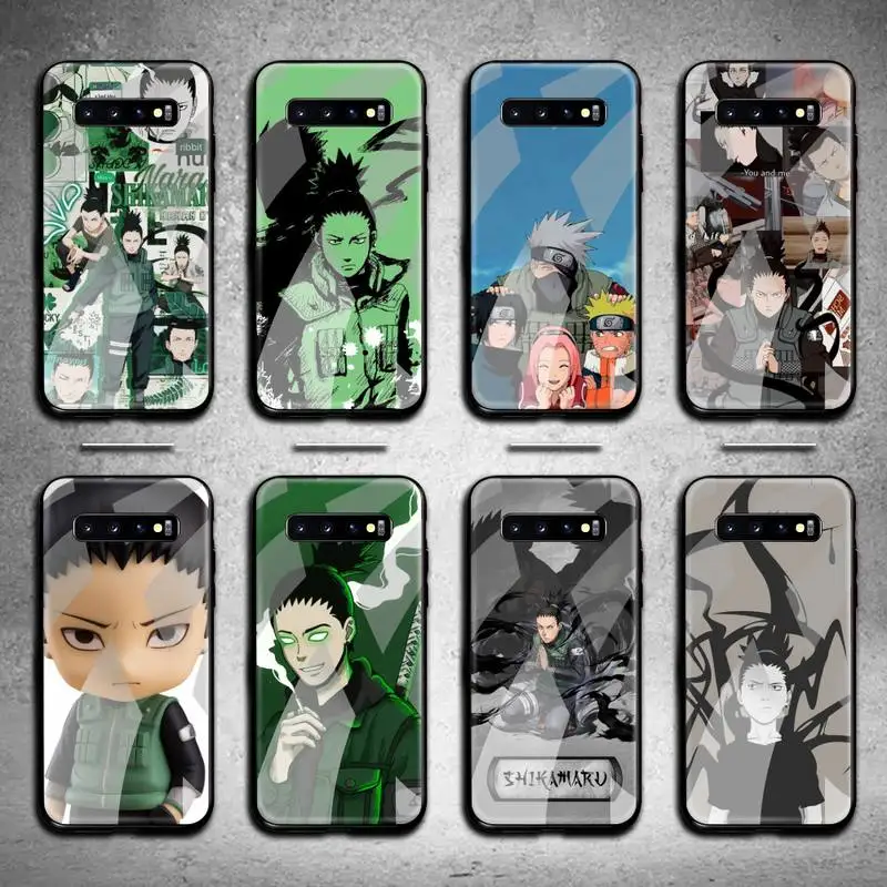 

Naruto Nara Shikamaru Phone Case Tempered Glass For Samsung S20 Plus S7 S8 S9 S10 Note 8 9 10 Plus