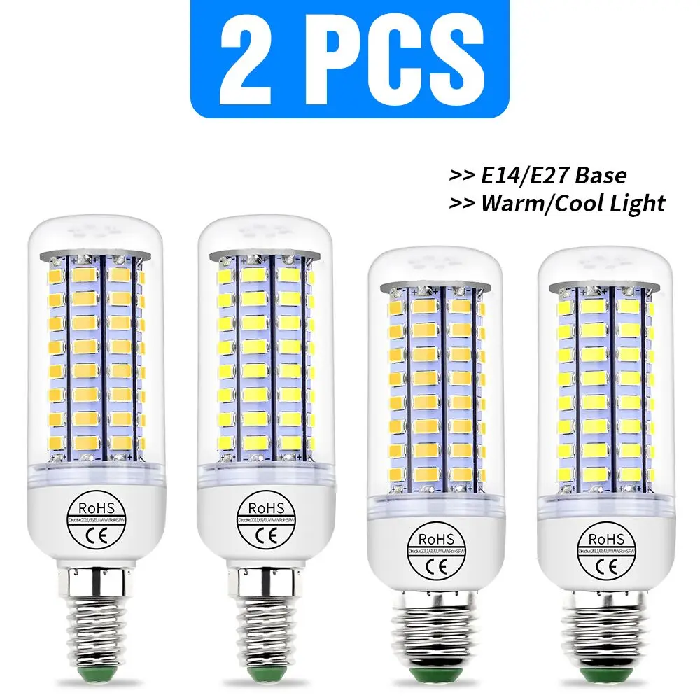 Ampoule LED Lamp 220V Corn Bulb LED E27 Bombillas Led E14 Energy Saving Light for Home 3W 5W 7W 12W 15W 18W 20W 25W Lampada 5730