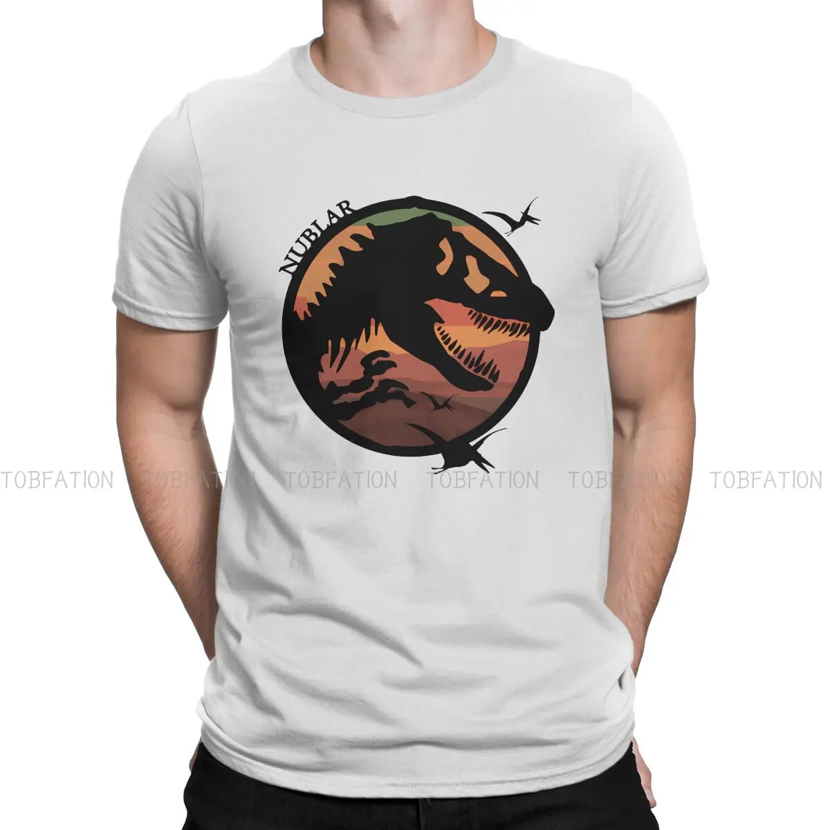 

Jurassic Park Film Isla Nublar T Shirt Grunge Men's Tees Summer Cotton Clothing Harajuku O-Neck TShirt