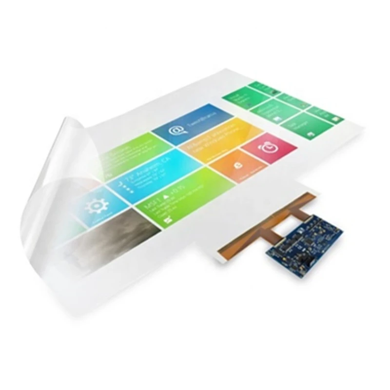 

17inch completely transparent flexible lcd film multi touch film