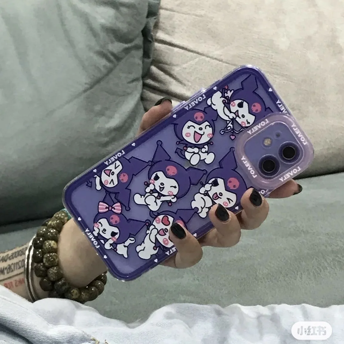 

Sanrio Kuromi Melody Phone Case For IPhone13 13Pro 13Promax 12 12Pro Max 11 Pro X XS MAX XR 7 8 Plus Cover