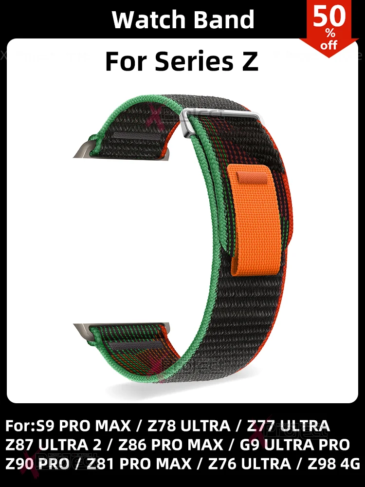 Нейлоновый ремешок для умных часов Z98 4G цвет в ассортименте