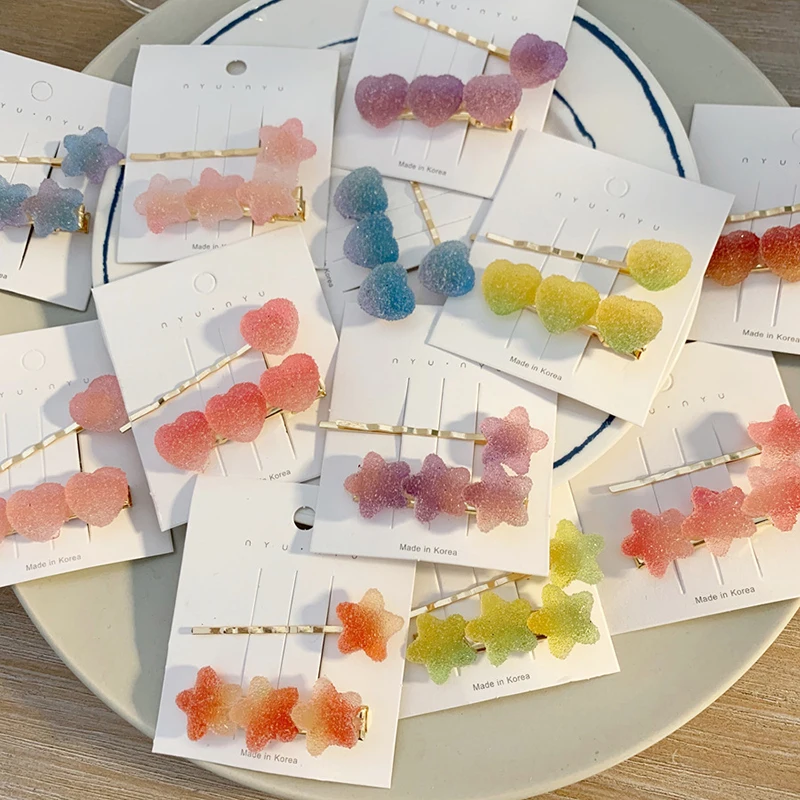 Заколки для волос девочек милые аксессуары сладости детские модные заколки