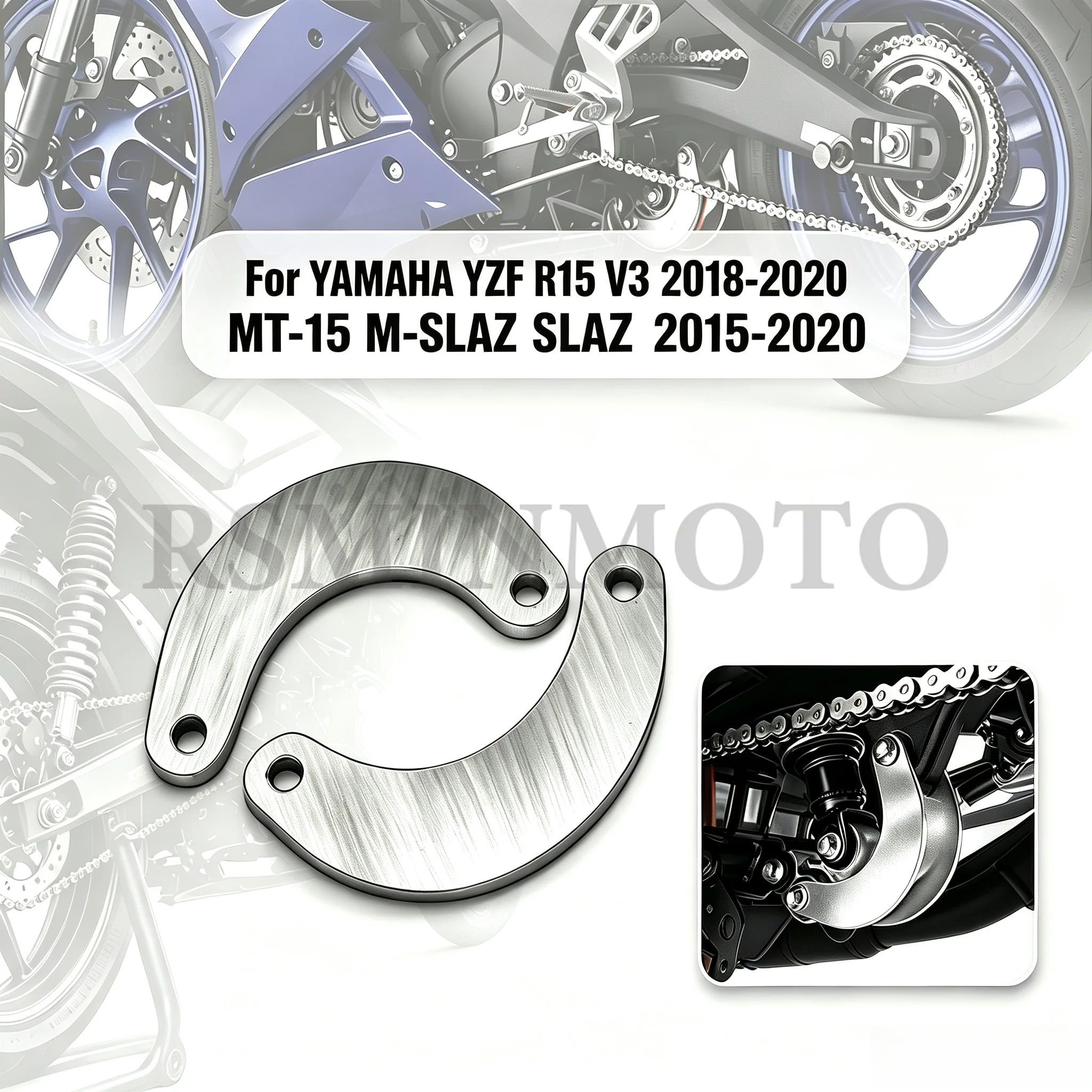 Фото Комплект рычагов для занижения задней подвески мотоцикла для YAMAHA YZF R15 V3 2018-2020, MT 15, MT15, MT-15, M-SLAZ 2015-2020 №1