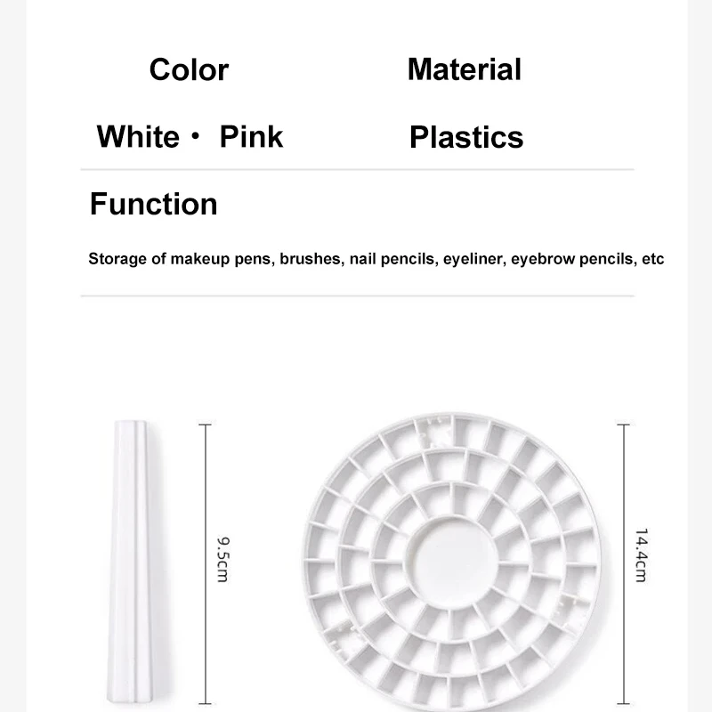 Многофункциональный ящик для хранения кистей макияжа большой емкости