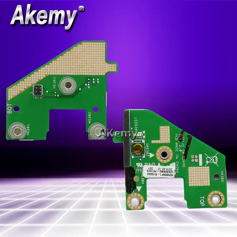 

Akemy G751JL SW BOARD For Asus G751 G751J G751JL G751JY G751JM G751JT DC POWER JACK POWER BOARD Switch Button Board