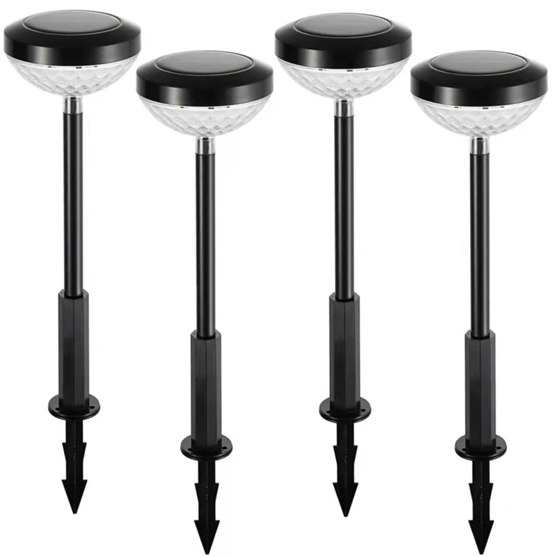 

4PCS Solar Street Light Lawn Light Waterproof Solar Street Light Garden Walkway Yard Landscape