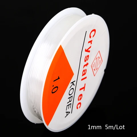 Прозрачная эластичная нейлоновая нить для бижутерии