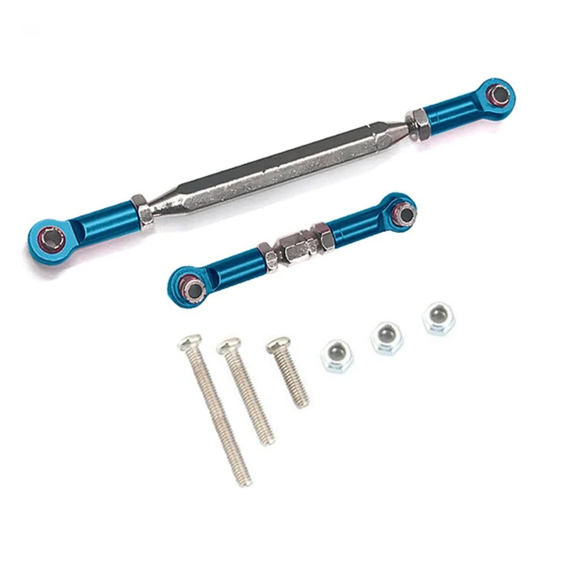 

Metal Adjustable Steering Linkage Servo Link Pull Rod Turnbuckle for MN D90 D99 MN-90 FJ-45 1/12 RC Car Crawler