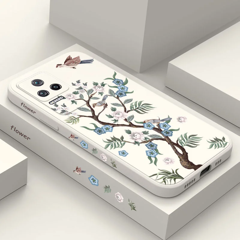 

Bird Forest Phone Case For Xiaomi Poco M5S X5 F4 X4 M4 F3 X3 M3 F2 X2 Pro C40 4G 5G GT Liquid Silica Cover
