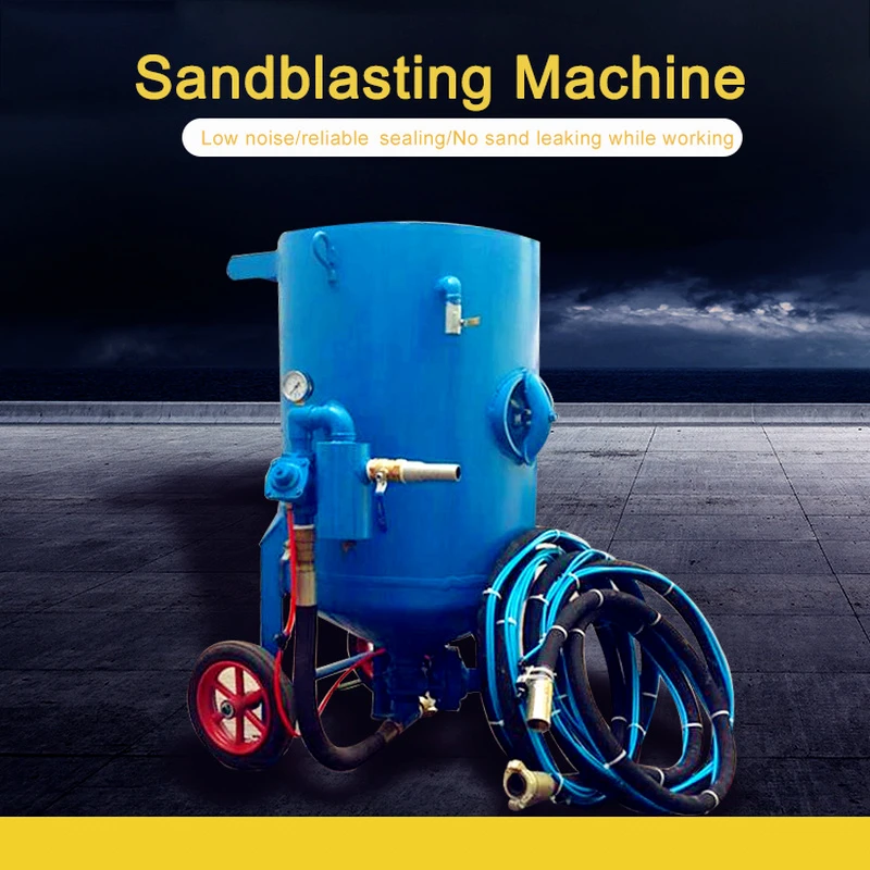 

Wet Sand Blaster Outdoor Pipeline Building Cleaning Sandblasting Pot Portable Sandblaster Paint Removal Sand Blasting Machine