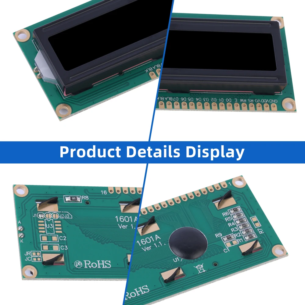 Русский BTN Черная пленка Фиолетовый 1601A Персонаж ЖК-экран 1X16 ЖК-дисплей 3 В 5 1 дюйма