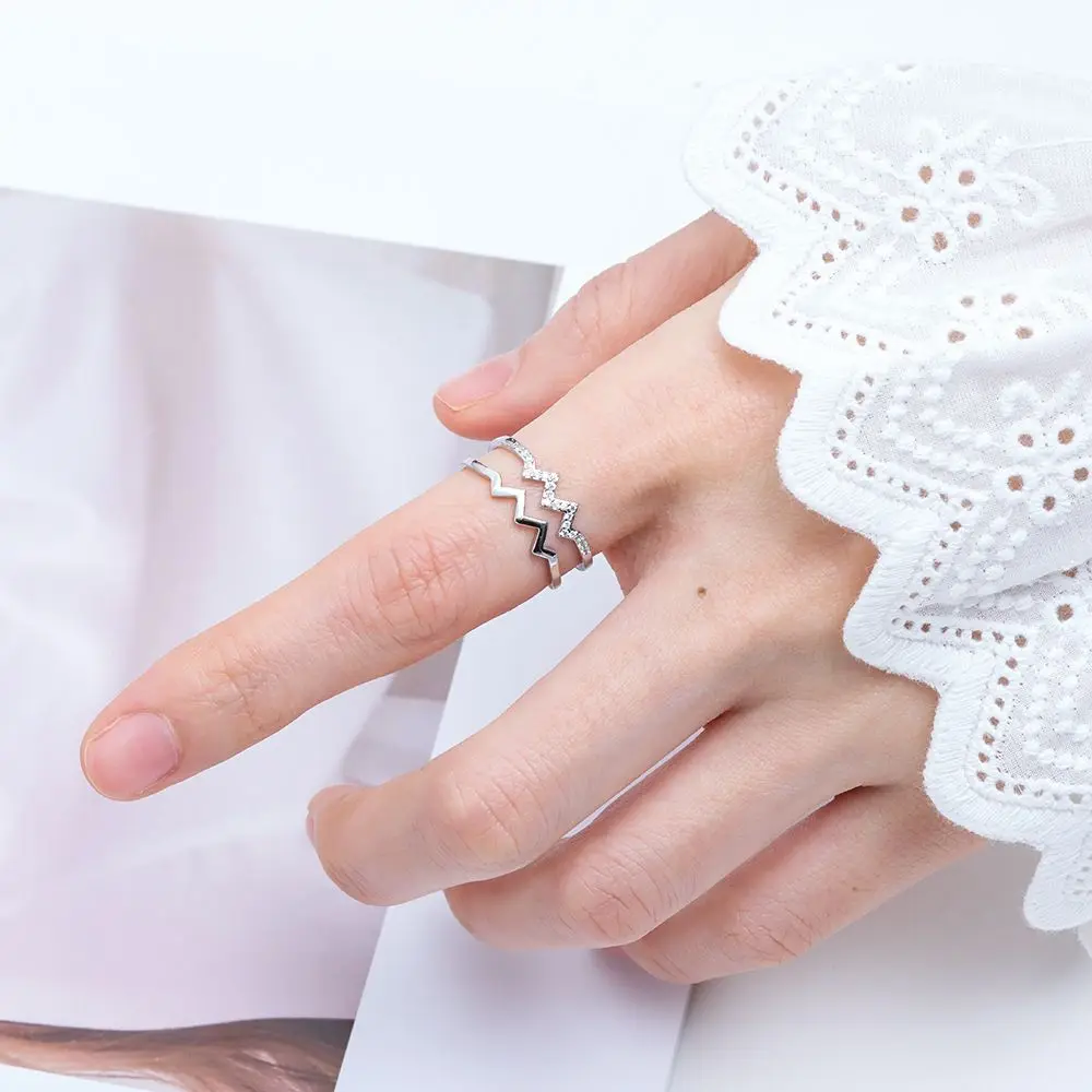 Открытое ювелирное изделие для моей дочери подарочное кольцо с высоким и низким