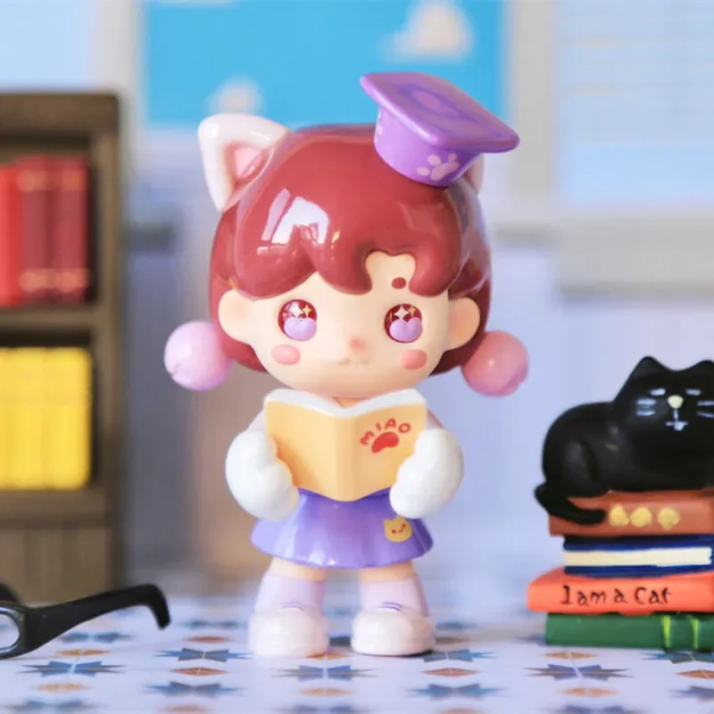 MOKOKIMO Campus Series Blind Box Toys Guess Bag Mystery Mistery Caixa Фигурка Surpresa Милая модель на день рождения