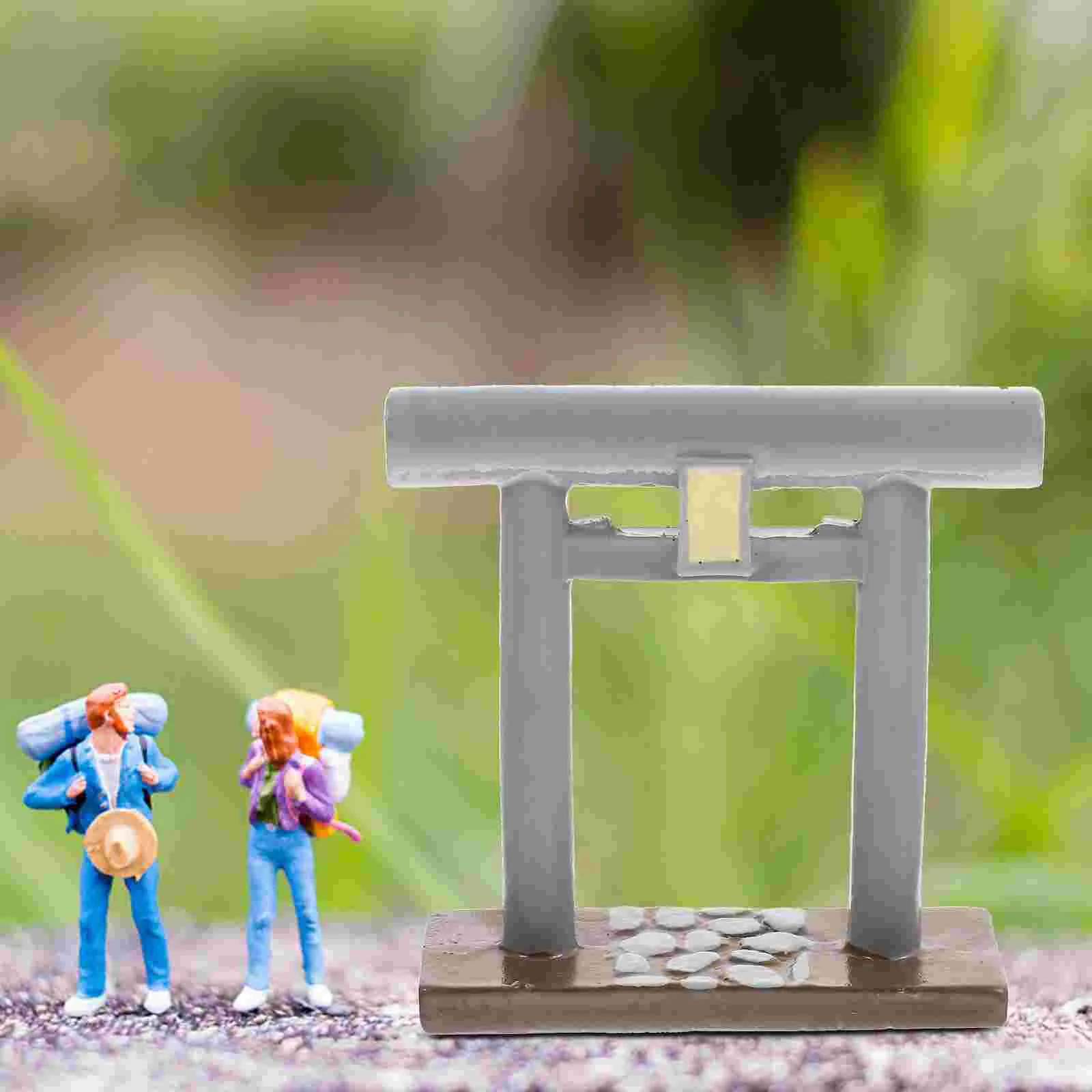 Аквариум Torii Gate аксессуары декор миниатюрный орнамент украшения дом из смолы