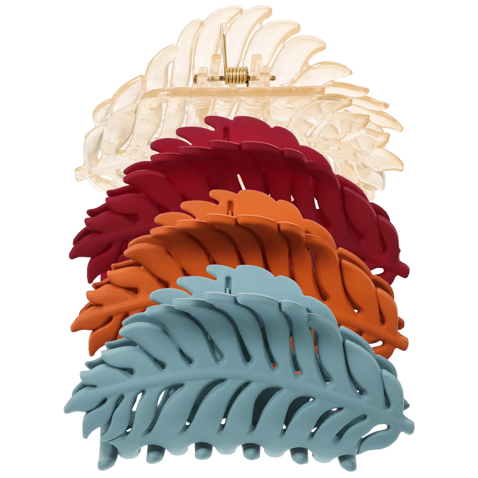 

Claw Clips Hair Leaf Clip Jaw Big Clamp Thick Barrette Meatball Hairdressiing Ponytail Women Holder Clamps Washing Face Makeup