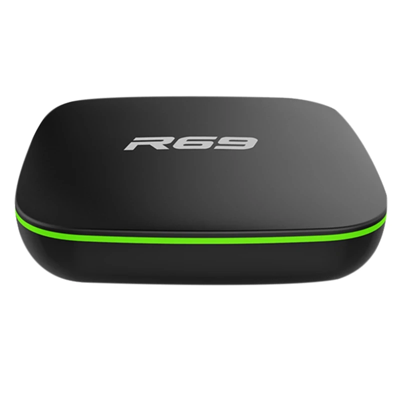 

Домашний кинотеатр R69, Android 7,1, Смарт ТВ-приставка, проигрыватель 4K, 2 + 16 ГБ, Wi-Fi, медиаплеер, ТВ-приставка, умный Hdtv-бокс