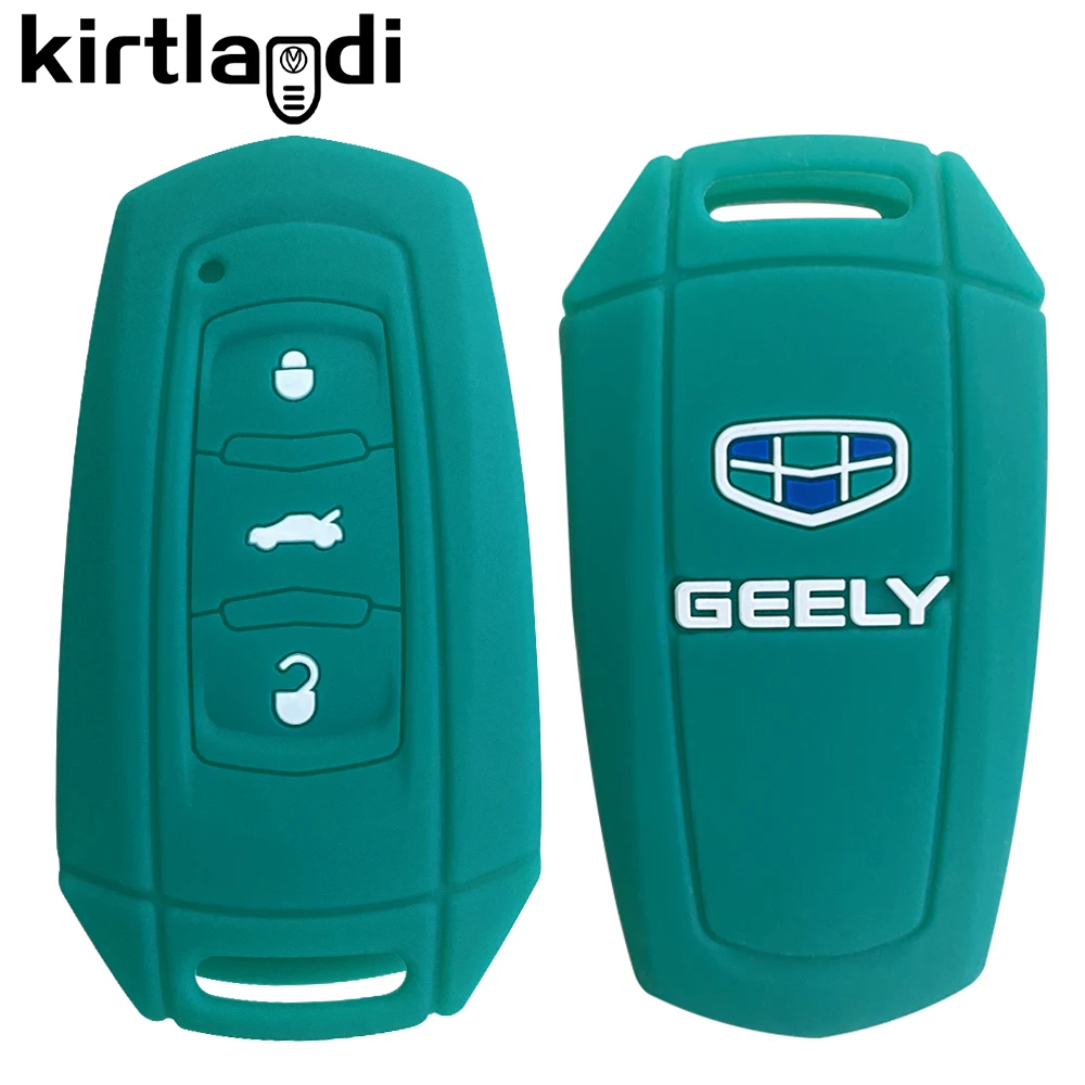 Силиконовый чехол для ключа Geely Atlas Boyue NL3 EX7 SUV GT GC9 7 Emgrand X7 Borui Gili пульт