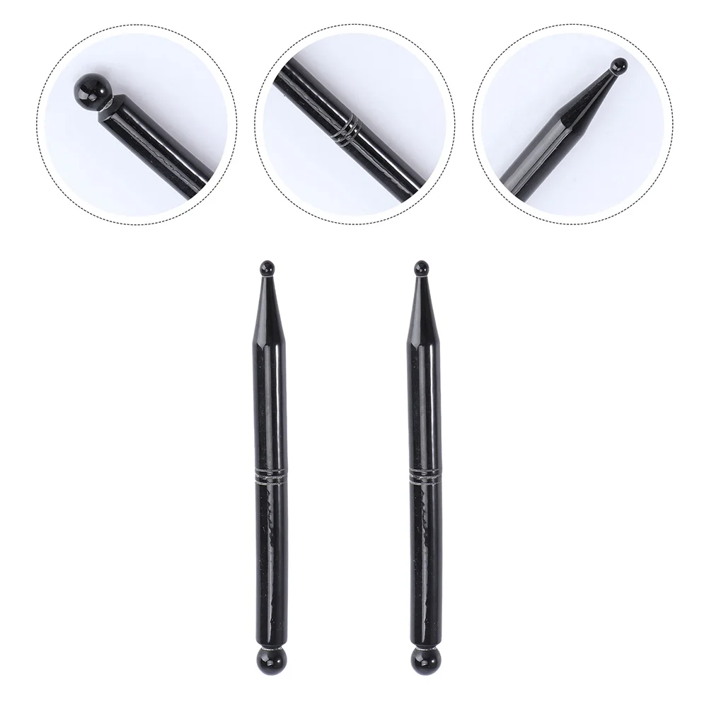 

2Pcs Comfortable Portable Ox Horn Pens Tools for Feet Salon Pedicure Care