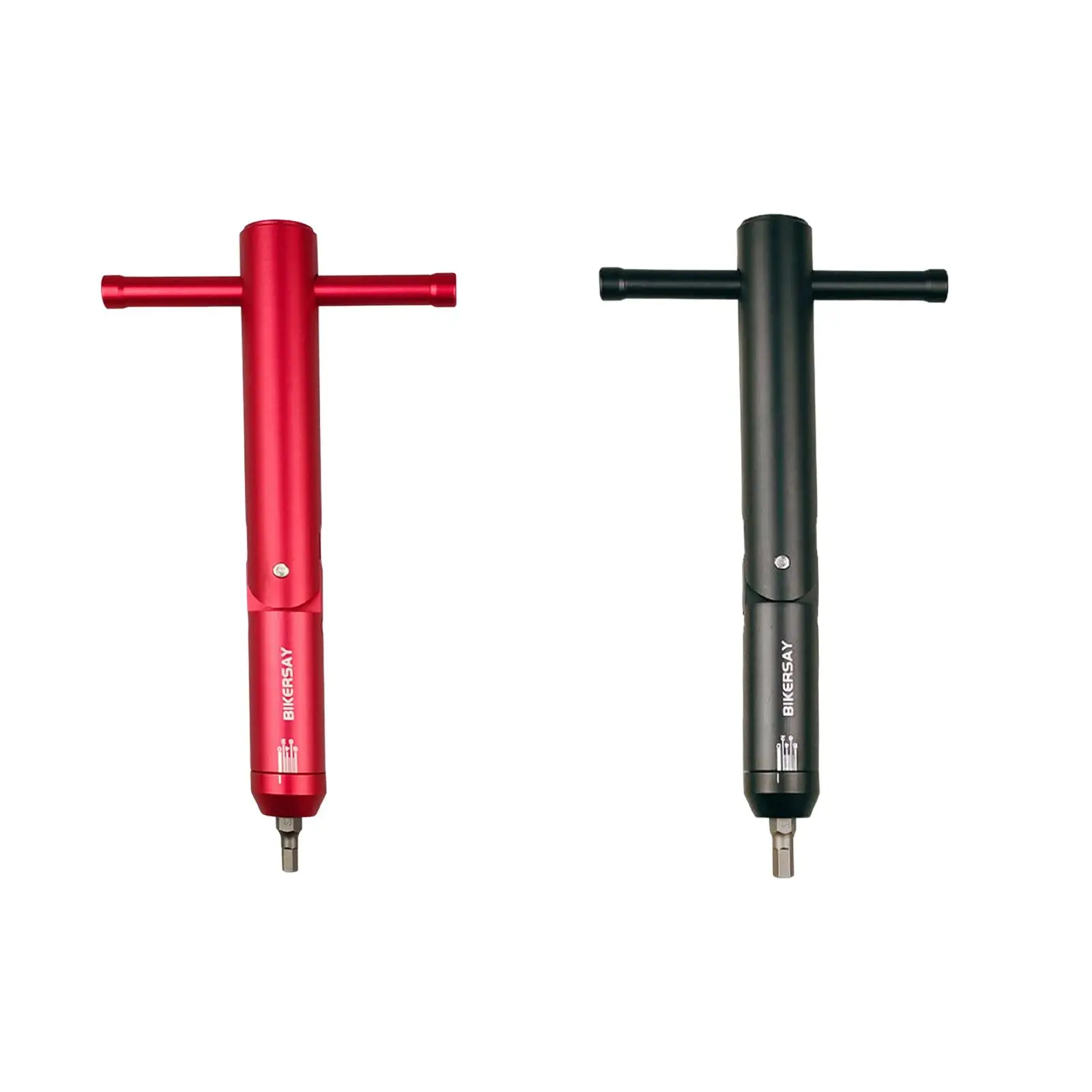 

Bicycle Torque Wrench Kit 2 to 8nm for Road Mountain Bikes Repair Tool Cross Head Aluminum Alloy Compact Flathead Durable