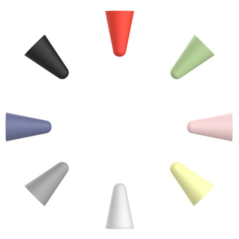 Tip Cover For Apple Pencil 2nd 1st Generation Mute Silicone Nib Case For Pencil Cover Skin Screen Protector