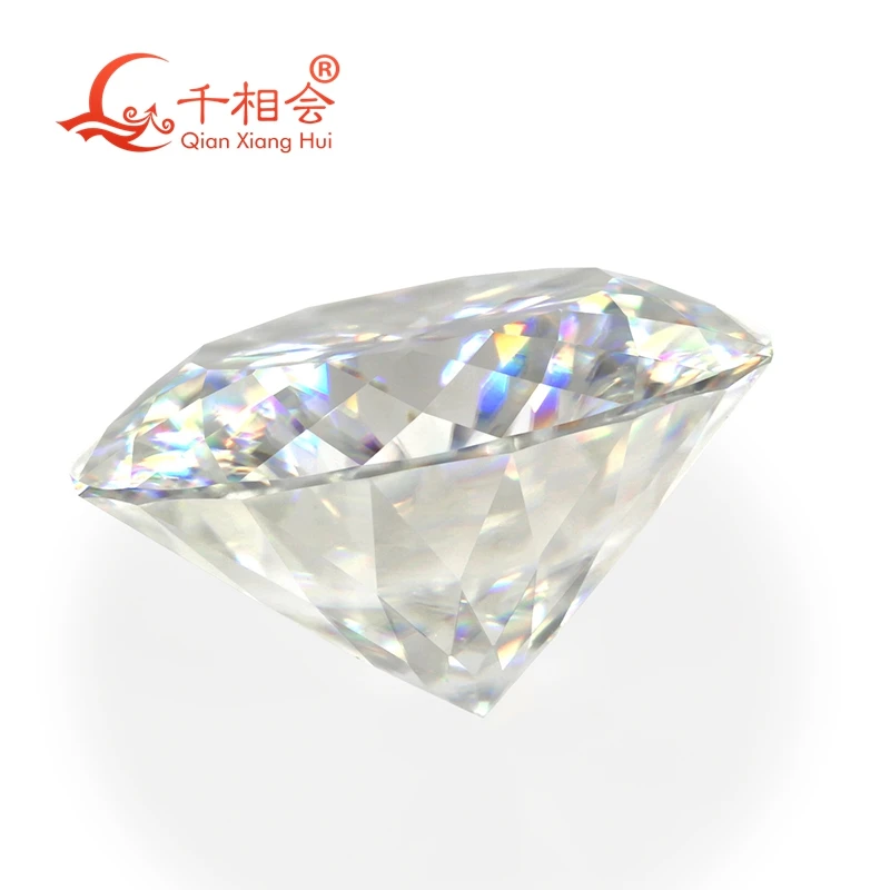 5 мм 6 8 Белый цвет Круглый больше режущих фактов Муассанит Свободный драгоценный