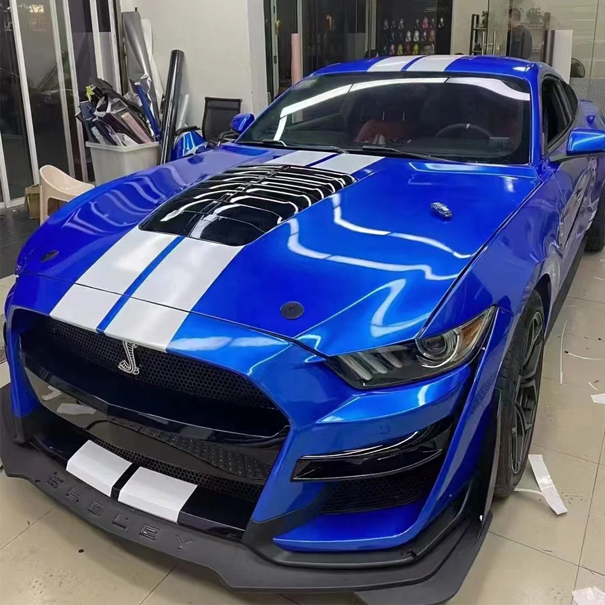 Автомобильные бамперы для Ford Mustang 2015 2016 2017 года обновленная модель GT500 Shelby с