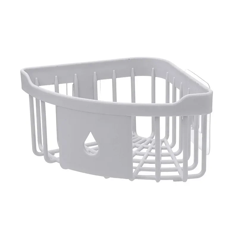 Полка с отверстиями для кухни ванной комнаты душа угловая полка ванны настенная