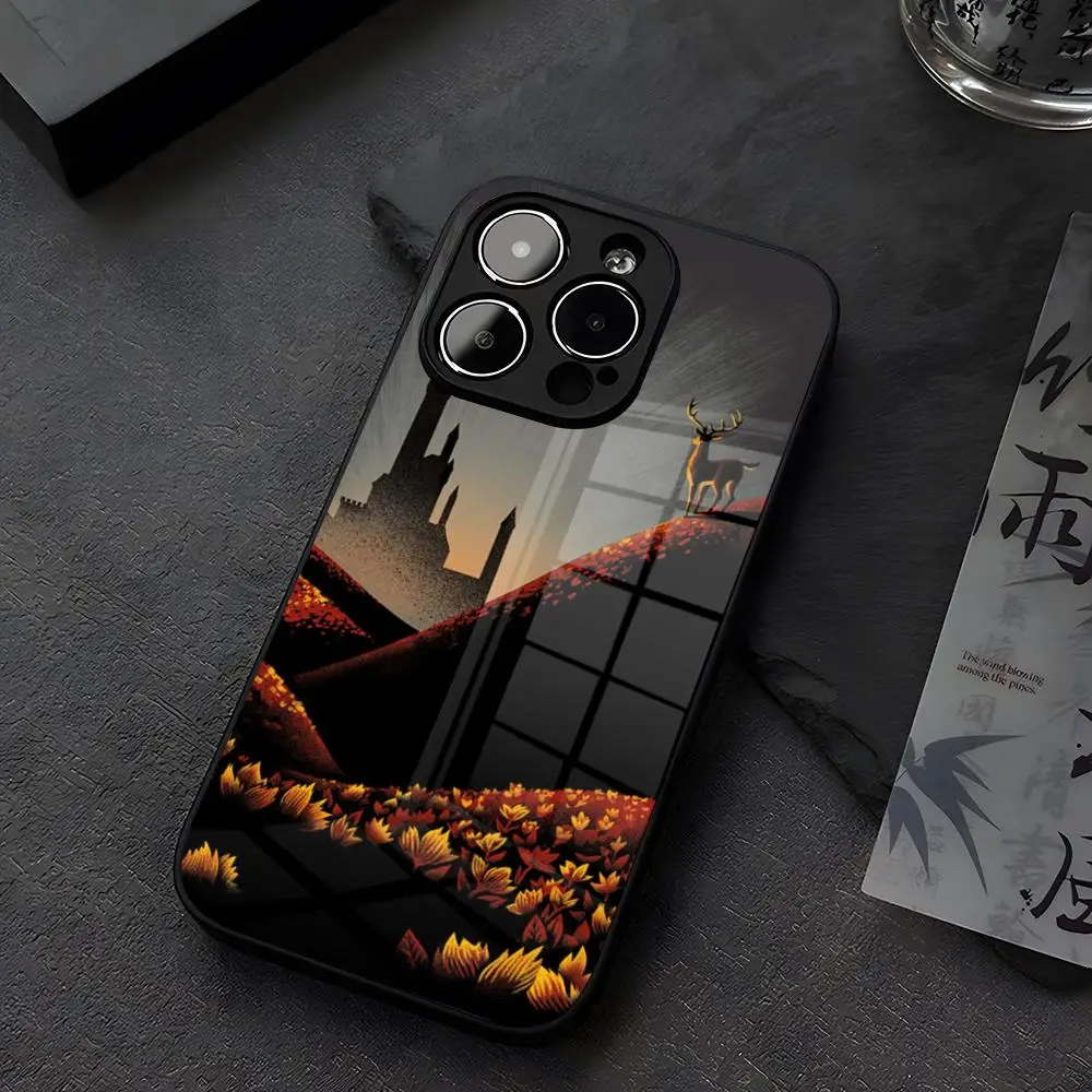 Throne Of Glass Phone Case Tempered For iPhone 14 13 16 12 15 11 Pro XS Max Plus Mini SE2020 Coque