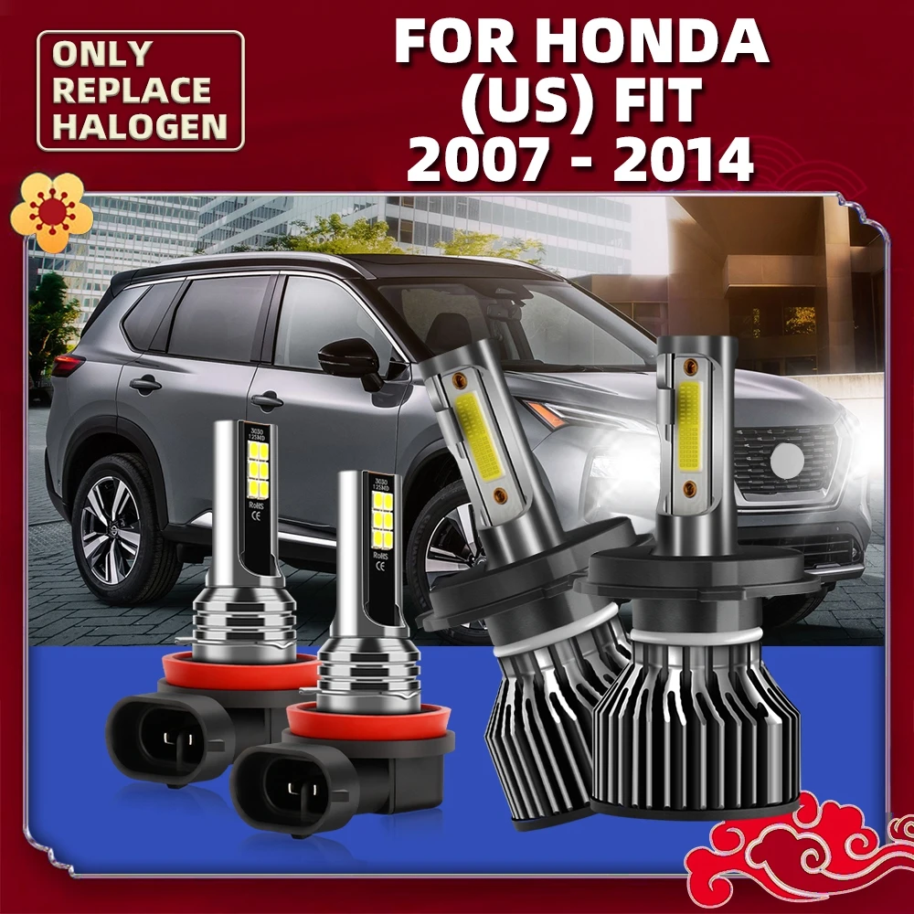 

Auto Luces Car Fan Headlight White Bulb 12V / Fog Lamps For Honda (US) FIT Vehicles Year 2014 2013 2012 2011 2010 2009 2008 2007