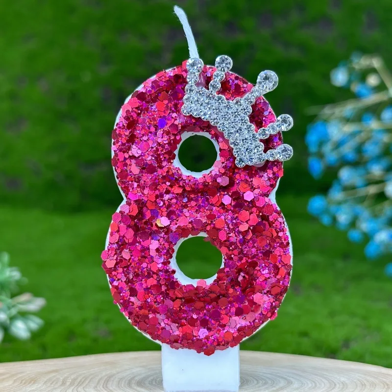 

Розовые детские свечи для дня рождения