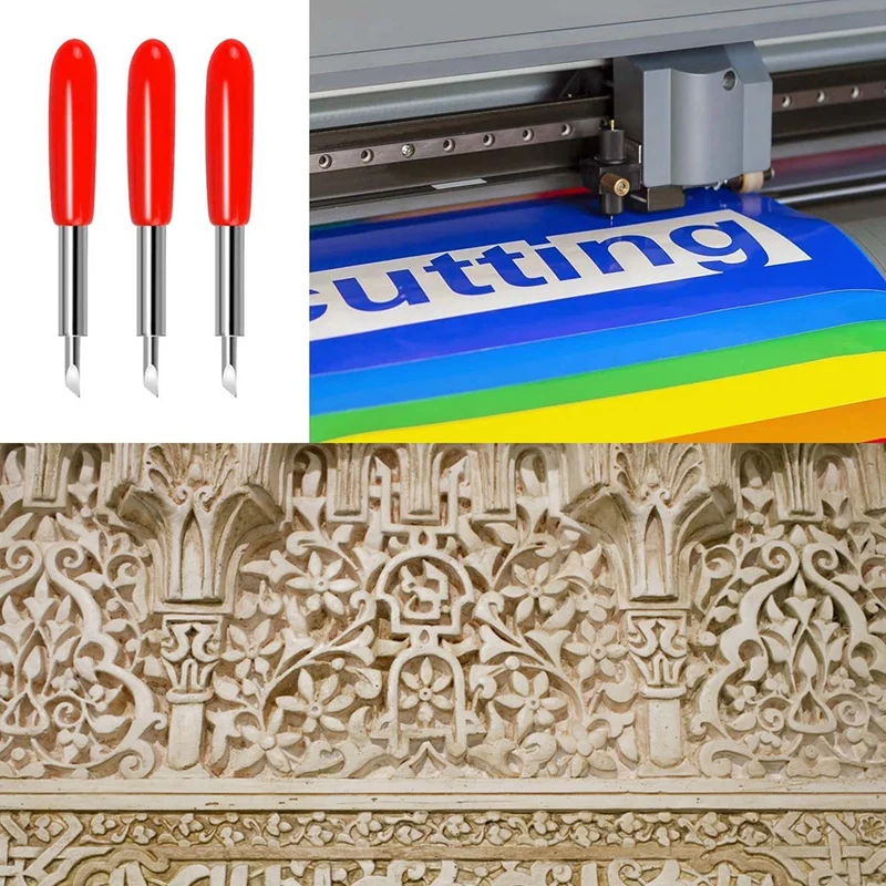 50 шт. Сменные режущие лезвия для Cricut Explore Air 2 /Air 3/Maker expressions 45 градусов стандартные