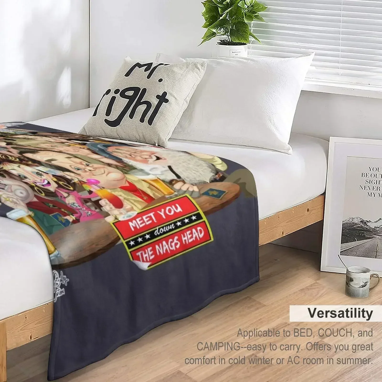 Коллективное одеяло Down the Nags Head Очень большие одеяла для диванов