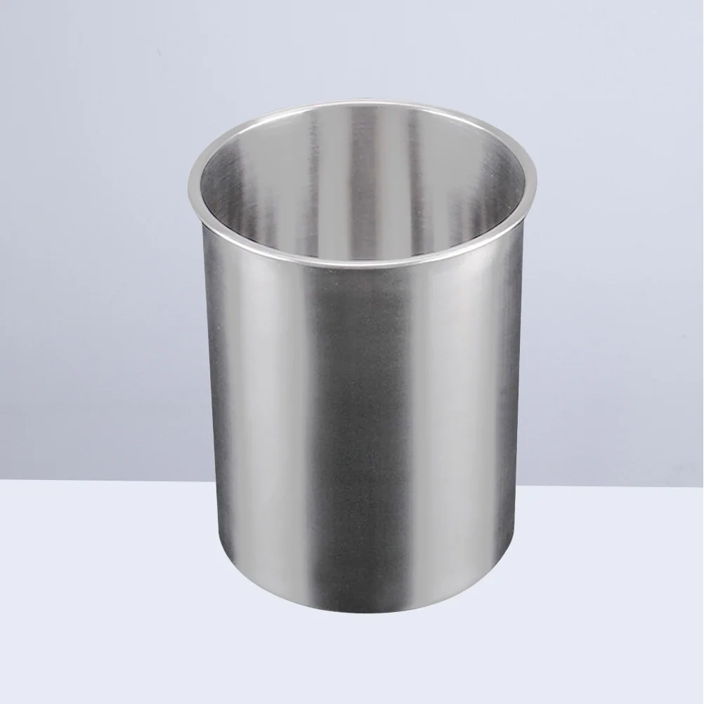 

Stainless Steel Cooler Round Ice Bucket 2.5L Large Capacity Champagne Ice Bucket Bottle Chiller (Silver)