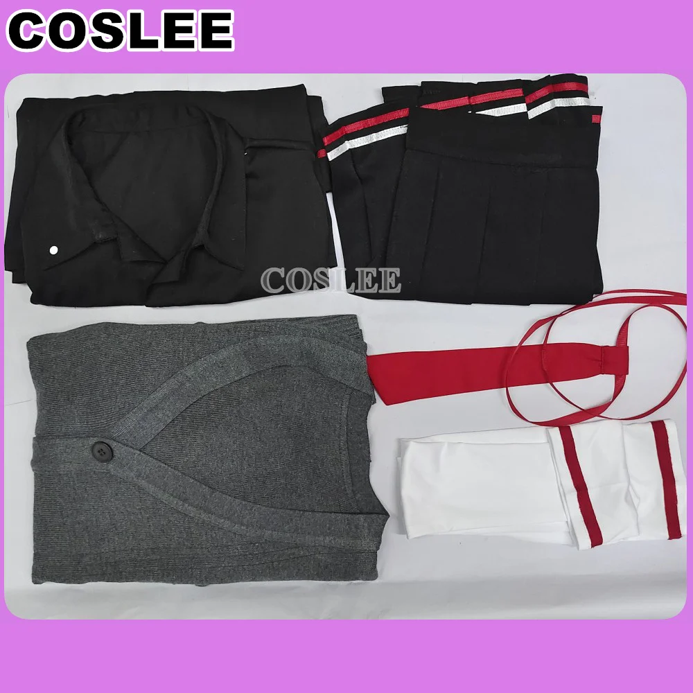 COSLEE Ichiomi Erika Косплей Костюм синий архив Женский Хэллоуин красивая форма игровой
