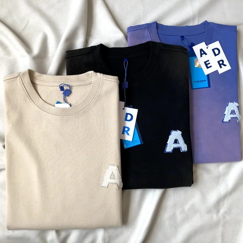 

Oversize Ader Error Tie Dye T-shirt Men Women Adererror T shirts High Street Daily Tees Tops O-Neck Tie-dye