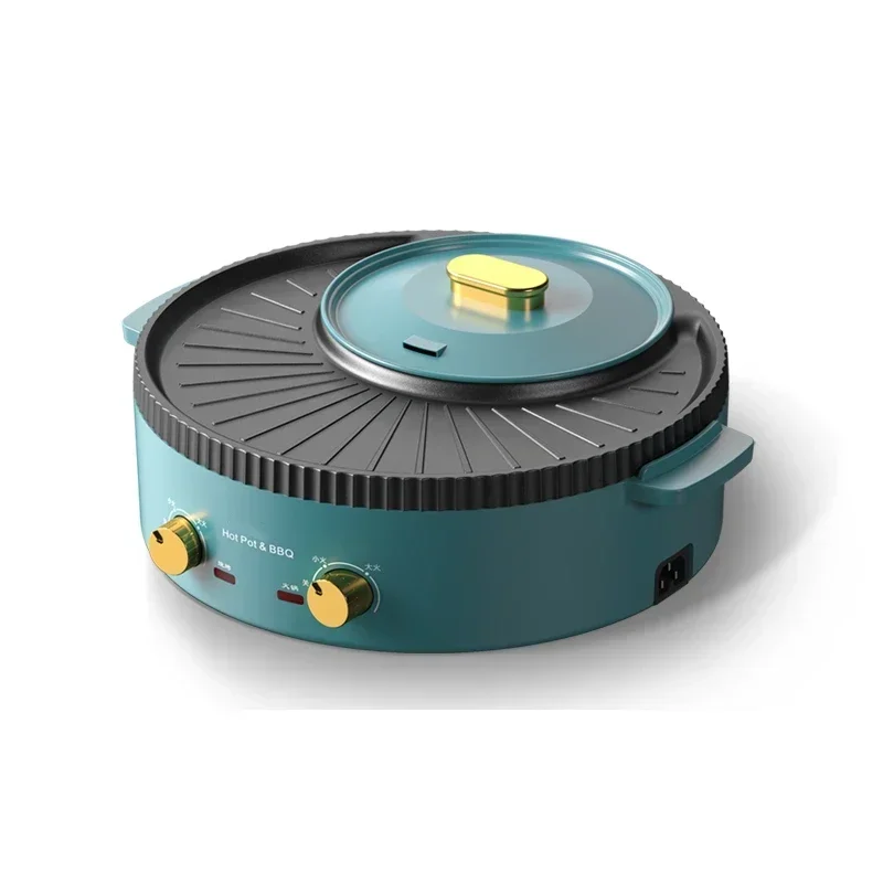 1700 Вт горячая кастрюля электрическая духовка для барбекю одна корейская форма